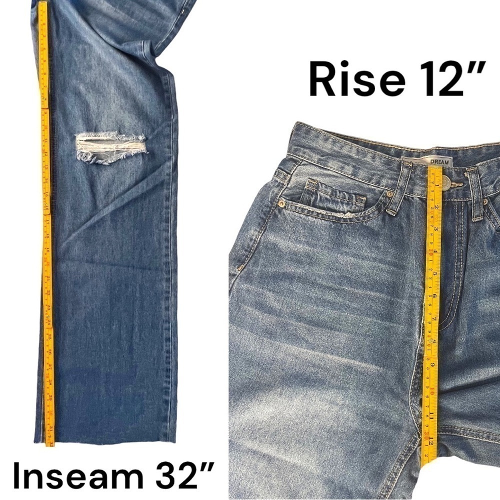 YMI Jeans Wide Leg Medium Wash Size 7 - Picture 14 of 16